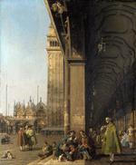 欧洲12-19世纪油画三_CANALETTO - The Piazza San Marco